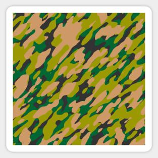 Green Olive Camouflage Sticker